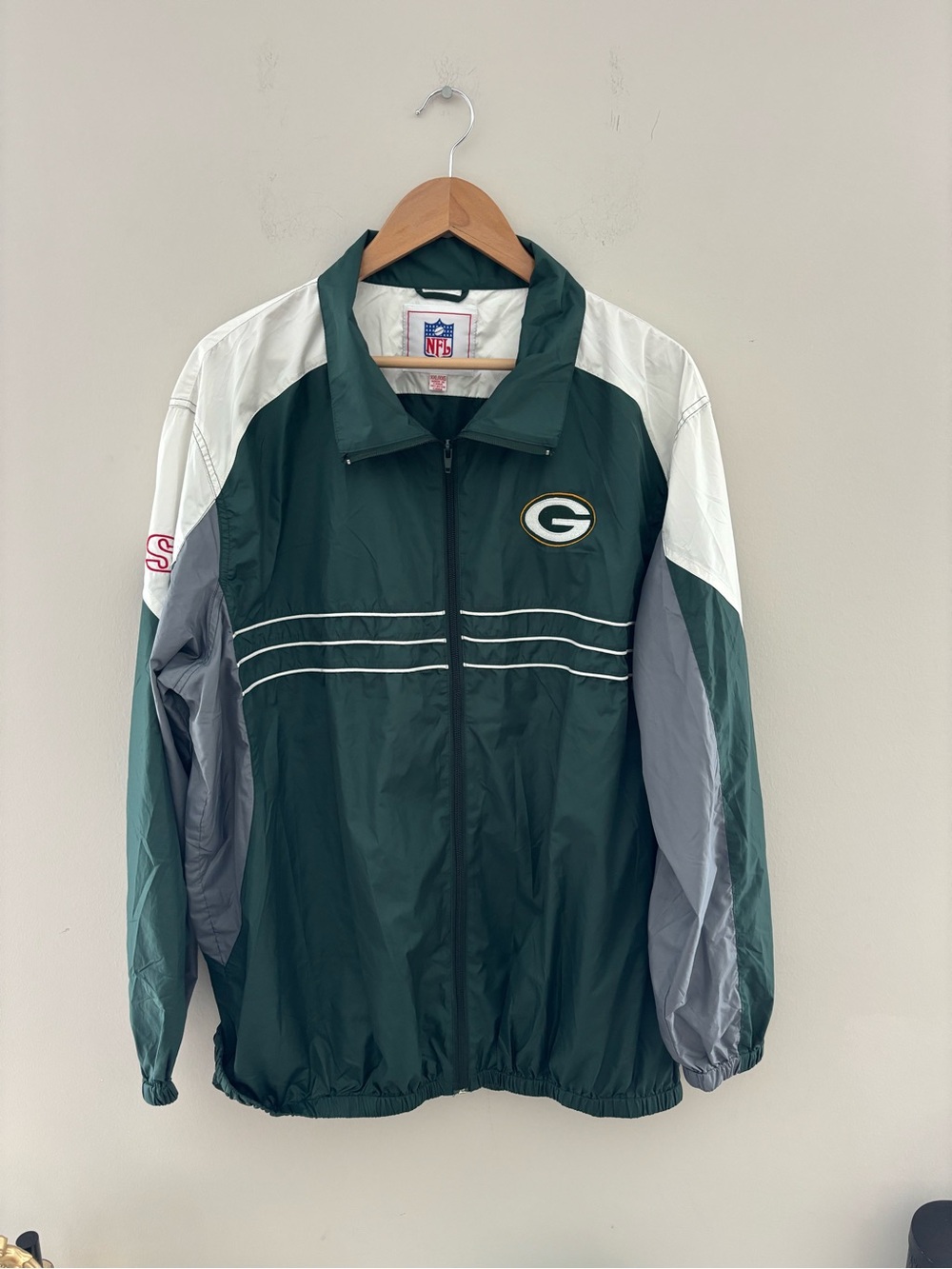NFL Green Bay Packers G-III Sports by Carl Banks Full Zip Windbreaker Jacket XXL